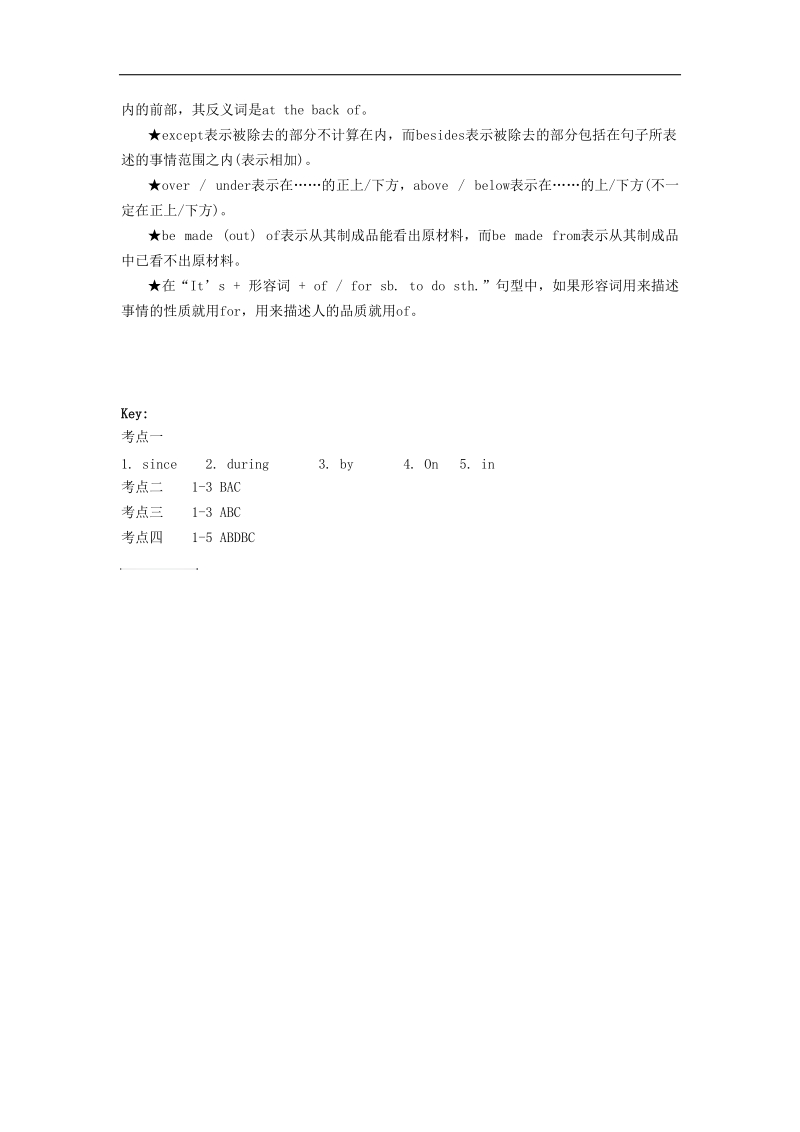 [附答案]2015年中考英语题型专练 语法复习（介词）.doc_第3页