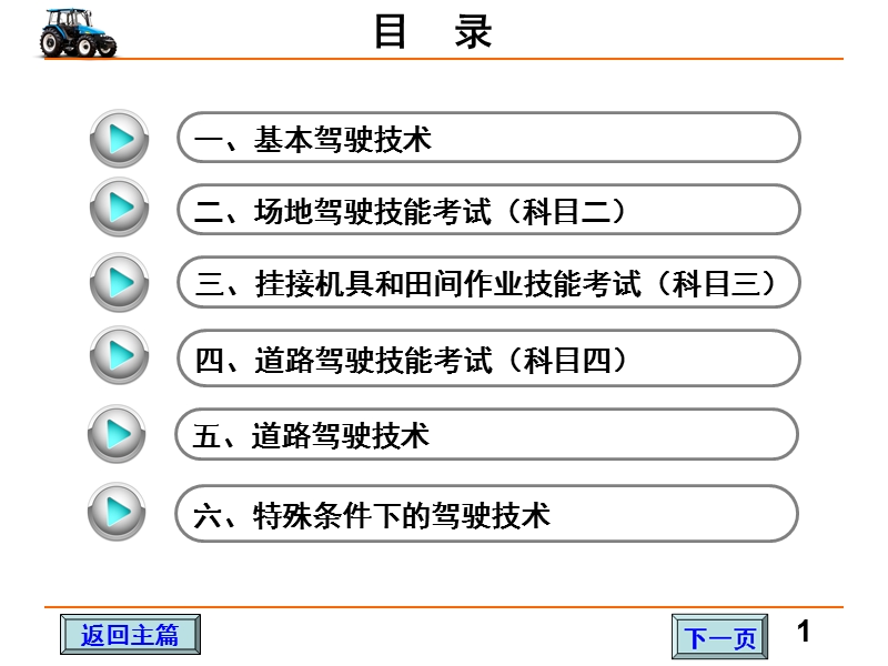 拖拉机驾驶培训-技能篇.pps_第2页