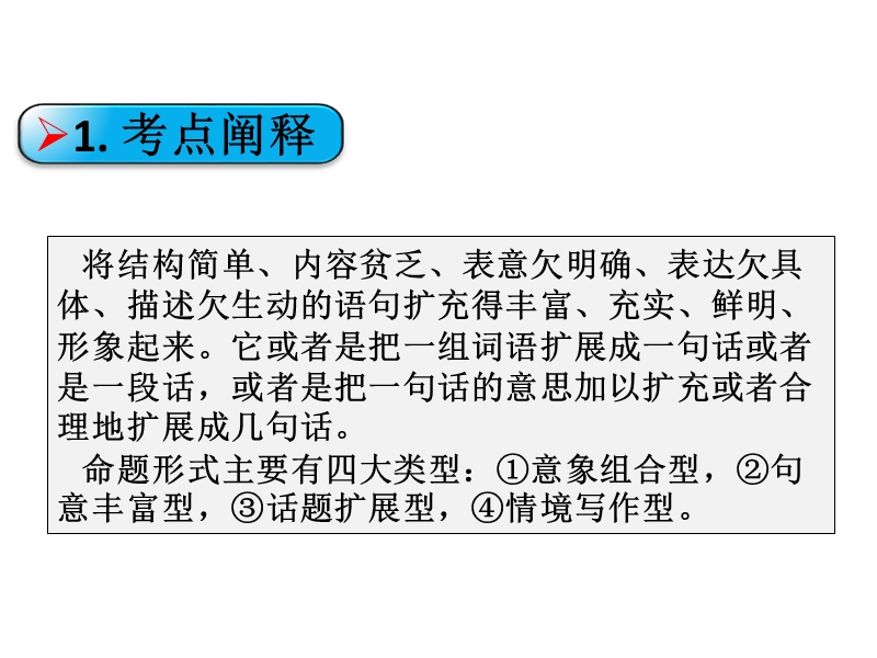 江西省2016年高考语文第一轮复习语言文字运用：扩展语句 课件（共16张ppt）.ppt_第3页