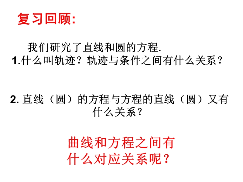 2008年湖南邵东一中高中数学科《2.1.1-曲线与方程》课件选修2-1.ppt_第2页