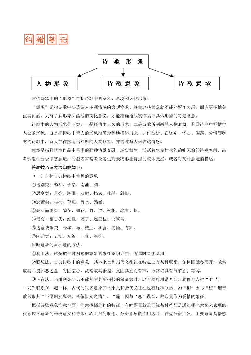 备战2018年高考语文易错题详解专题13 古代诗歌阅读 word版含解析.doc_第3页