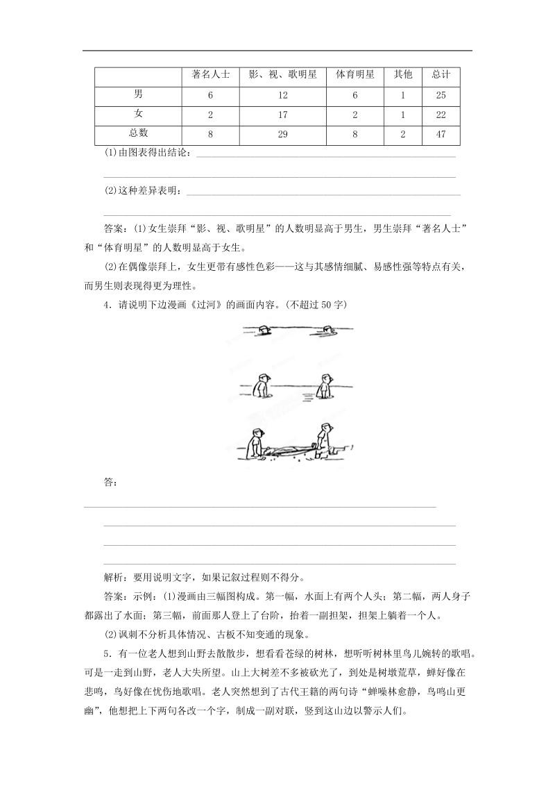 高三专题复习精题训练：创新语言运用（包括对联）.doc_第2页