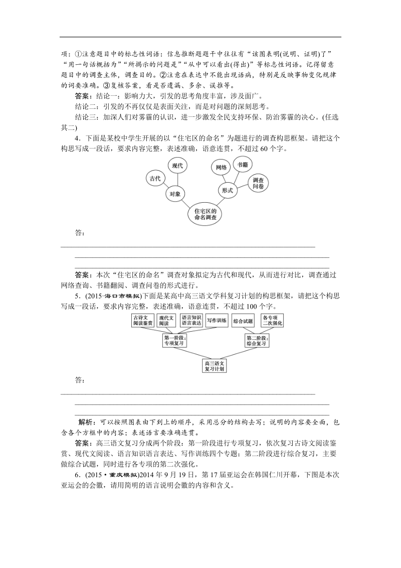 【优化方案】2016届高考语文二轮总复习讲义练习（全国卷ⅱ）：第六章 语言文字运用 专题五提升训练.doc_第3页