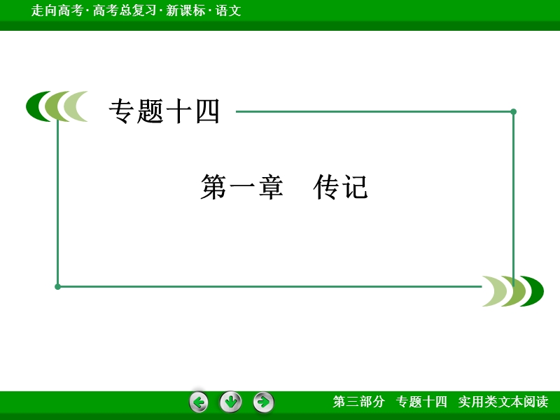 【走向高考】2017年高考语文新课标一轮复习课件 专题14 第1章.ppt_第3页