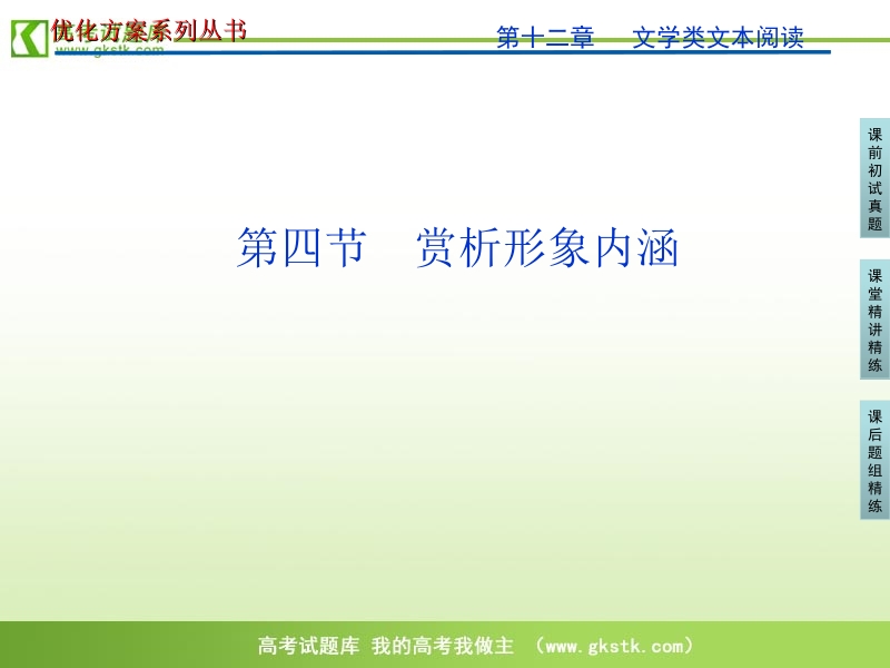 【苏教版】2012高三语文《优化方案》总复习课件：第2编第2部分第12章专题1第4节.ppt_第1页