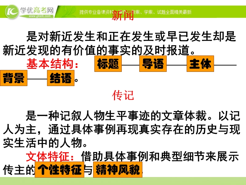 广东省汕头市人教版高三语文一轮复习课件 实用类文本阅读之传记阅读.ppt_第3页