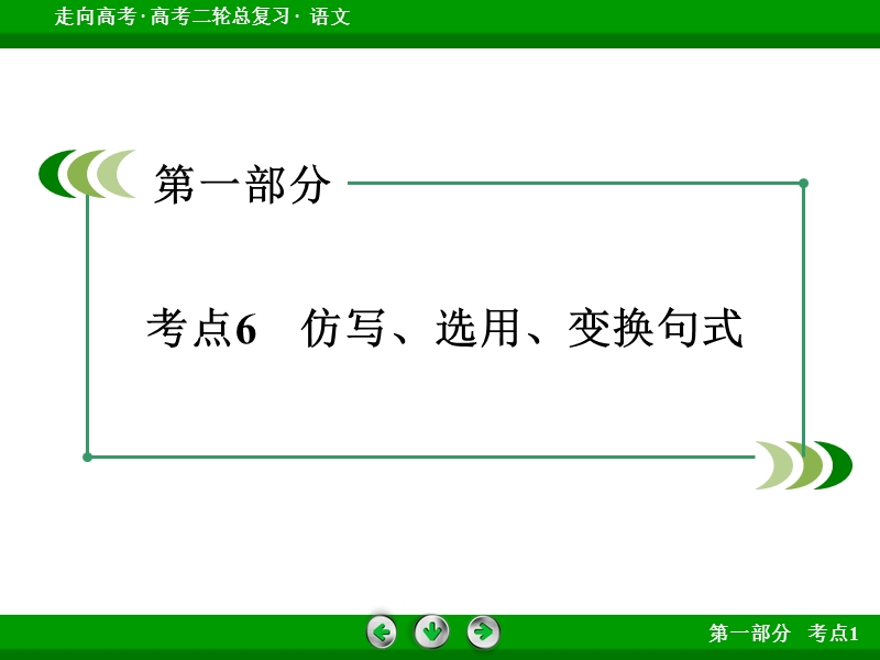 【走向高考】2016高考语文二轮复习课件：考点6.ppt_第3页