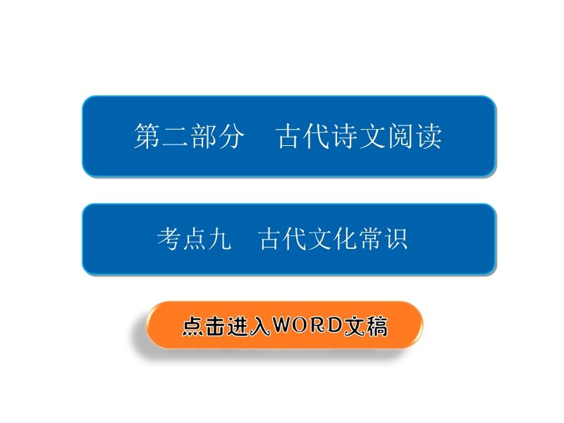 2018年高考考点完全题语文考点通关练课件 考点九　古代文化常识 .ppt_第2页