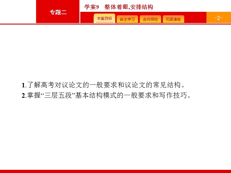 【优化设计】2017届高三语文总复习课件：第4部分  高考作文梯级学案4.9.ppt_第2页