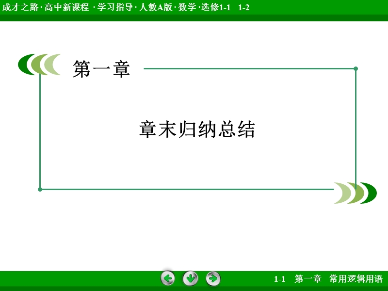 【成才之路】高中数学人教a版第选修1-1配套课件： 1章末归纳总结.ppt_第3页