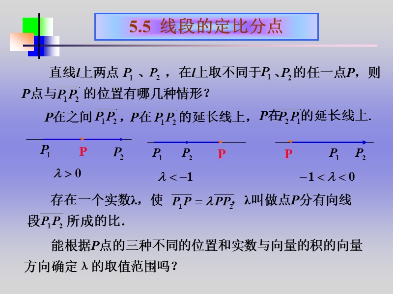 广西新人教版高一数学《线段的定比分点》课件.ppt_第2页