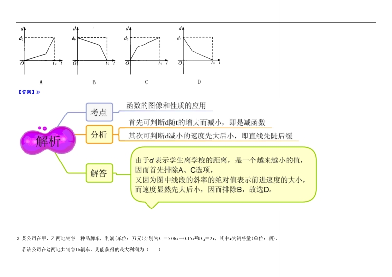 教材图解（思维导图+微试题）人教a版高中数学必修1学案：3.2函数模型及其应用.doc_第3页