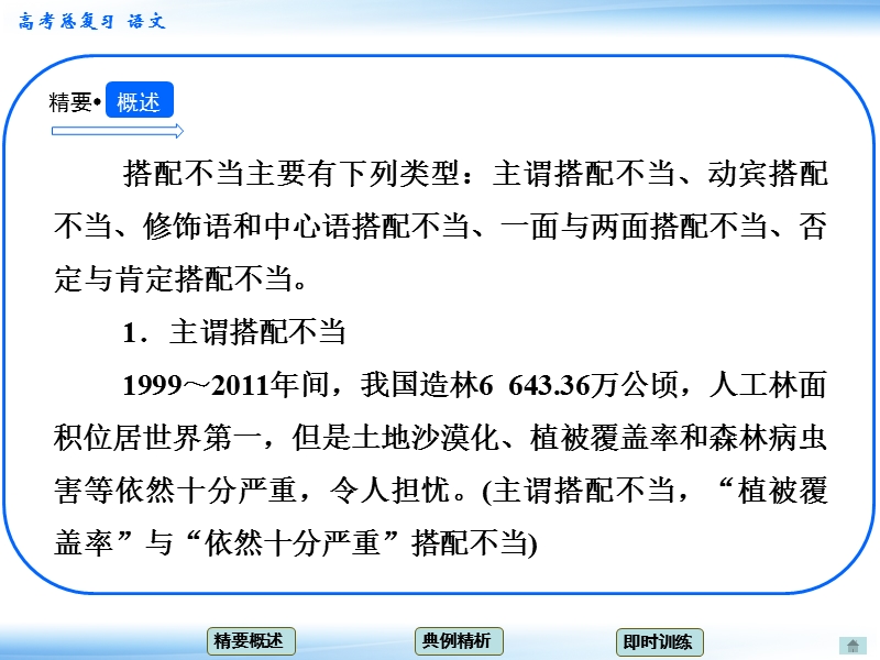 高考语文一轮复习课件：9.1辨析病句 考点二 搭配不当（人教版）.ppt_第2页