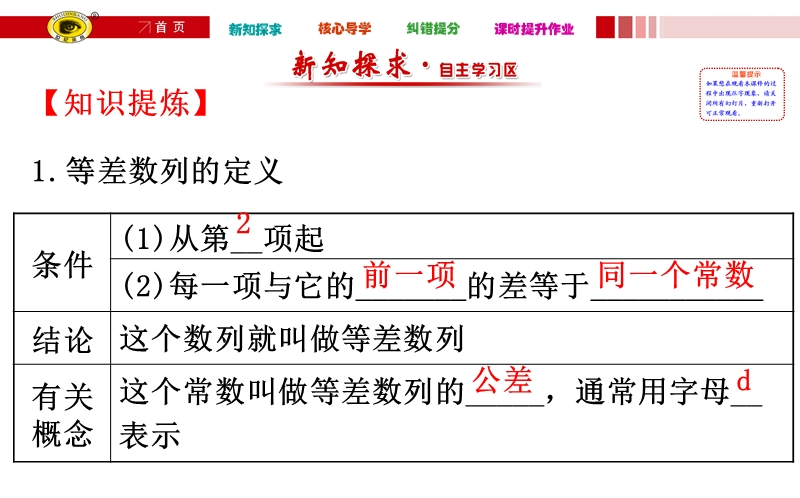 【世纪金榜】2017春人教a版高中数学必修五课件：2.2 第1课时 等差数列4 .ppt_第2页