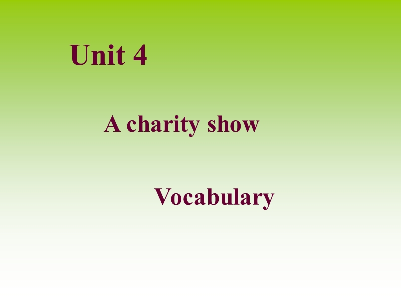 英语：unit-4.4《vocabulary》课件(译林牛津版八年级下).ppt_第1页