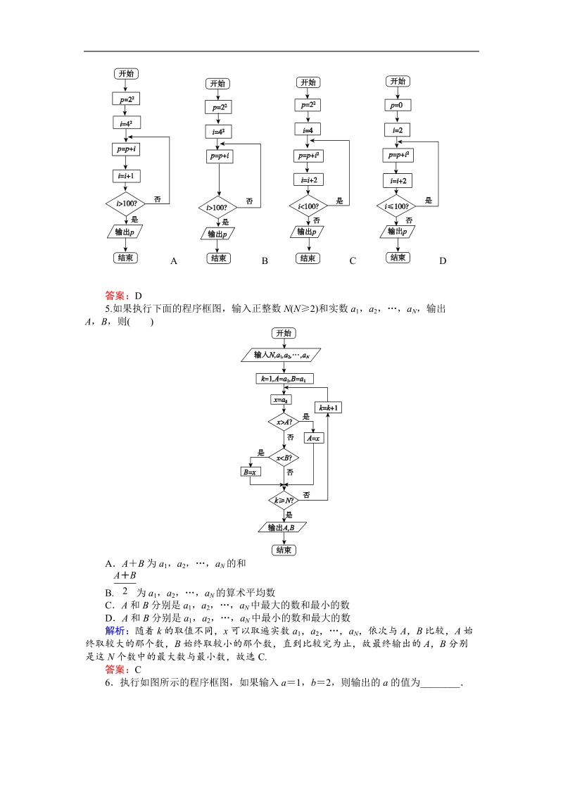 【师说】2015-2016高中数学新课标必修3习题：课时作业4.doc_第2页