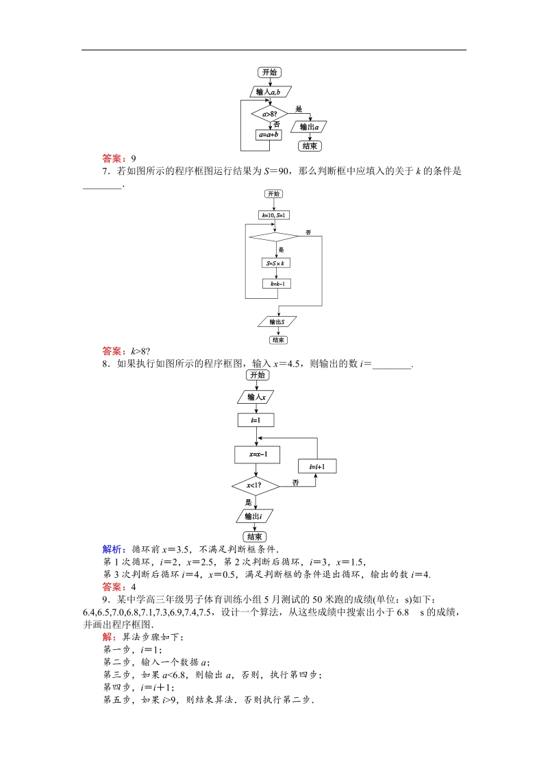 【师说】2015-2016高中数学新课标必修3习题：课时作业4.doc_第3页