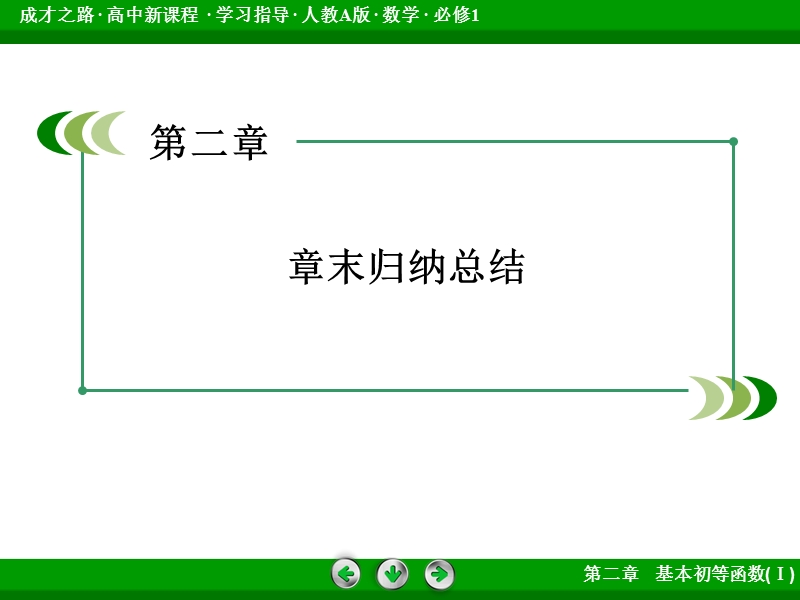 【成才之路】2015-2016届高一人教a版数学必修1课件：章末归纳总结2.ppt_第3页