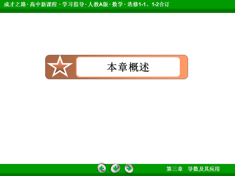 高中《成才之路》高中数学人教a选修1-1课件：3-1-1变化率问题与导数的概念.ppt_第3页