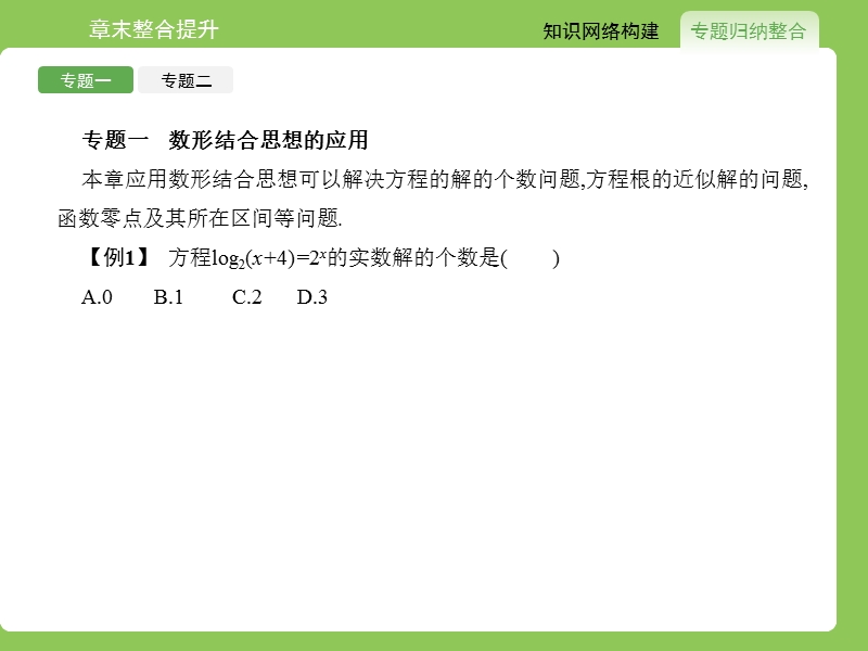 【赢在课堂】高一数学人教a版必修一课件：第三章 函数的应用 整合 .ppt_第3页