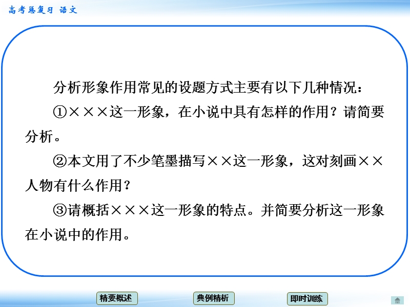 高考语文一轮复习课件：6.1鉴赏艺术形象 考点二 赏析形象的作用（人教版）.ppt_第3页