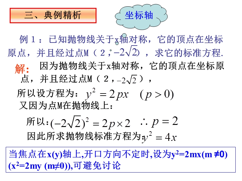 【课时讲练通】人教a版高中数学选修1-1课件：2.3.2  抛物线的简单几何性质 第1课时 抛物线的简单几何性质（教学能手示范课）.ppt_第3页