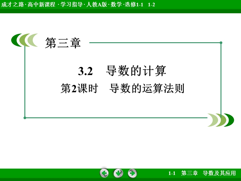 【成才之路】高中数学（人教a版）选修1-1课件：3.2 第2课时 导数的运算法则 .ppt_第3页