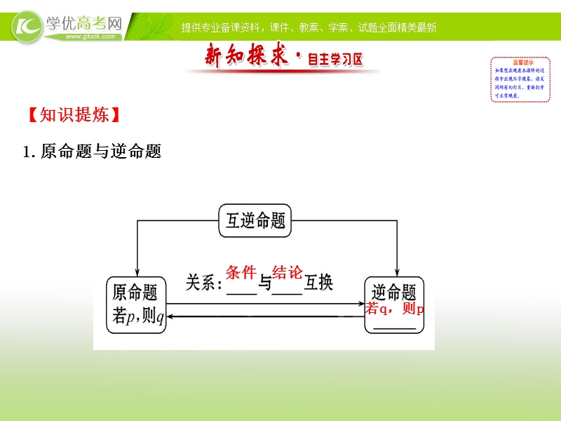 【课时讲练通】2017版（人教版）高中数学选修1-1（课件）：1.1 命题及其关系 1.1.2.ppt_第2页