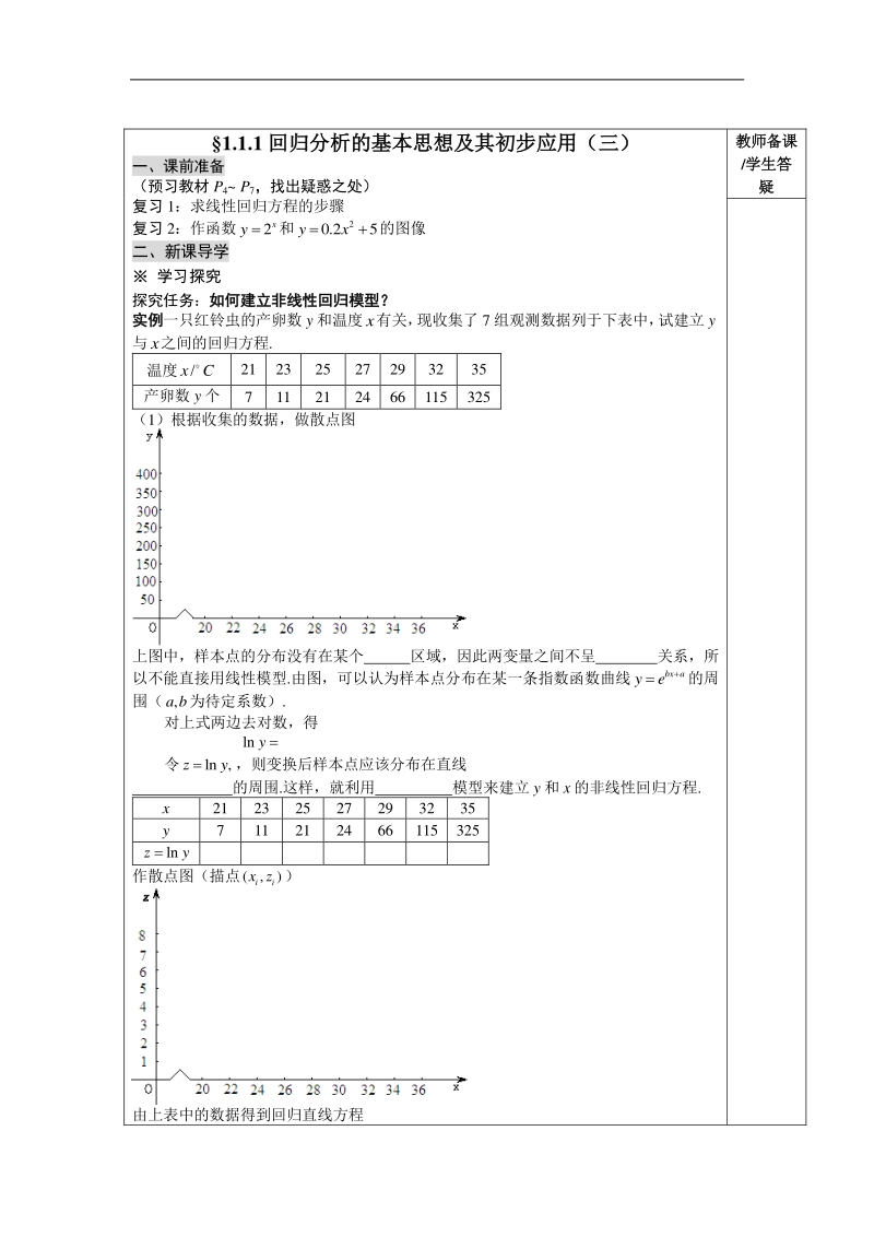 3.13 回归分析的基本思想及其初步应用（三）.doc_第1页