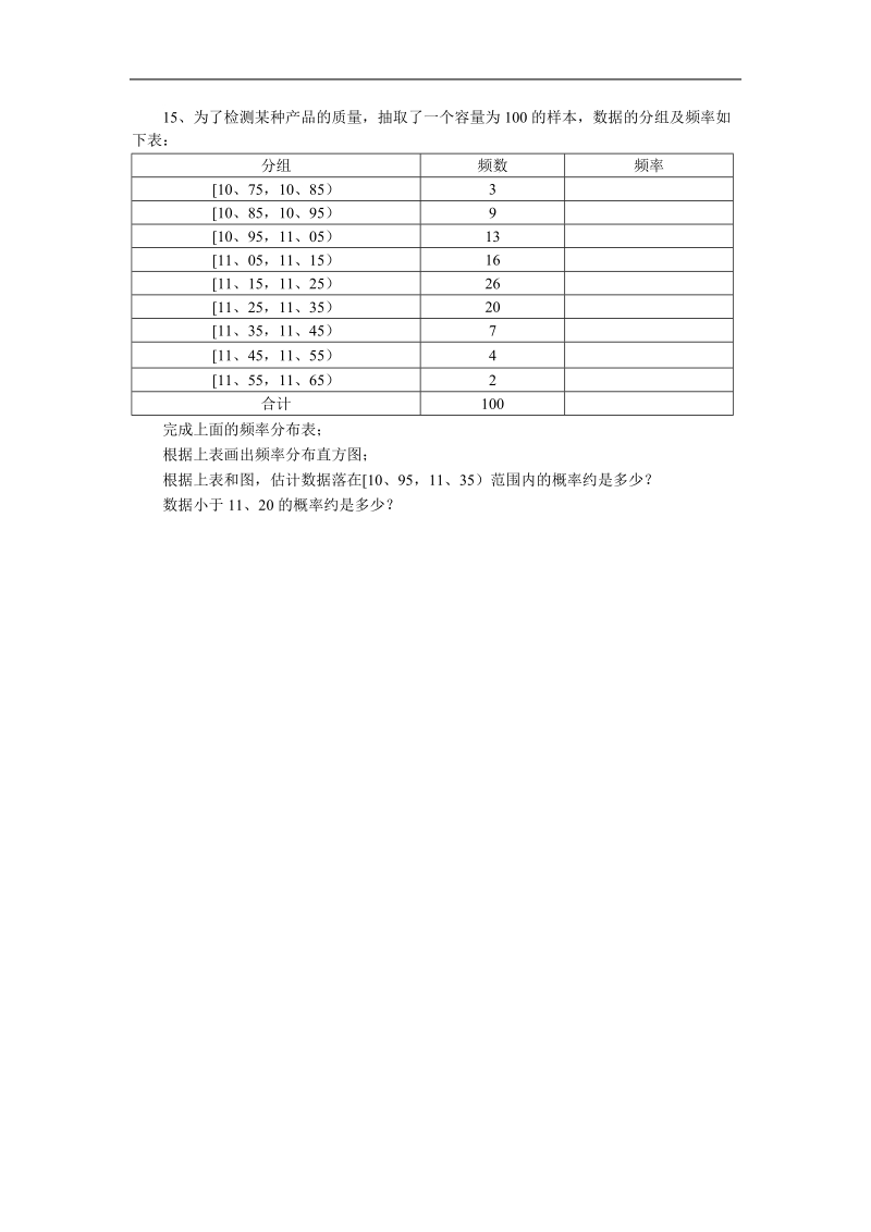 《用样本估计总体》同步练习3（新课标人教a版必修3）.doc_第3页