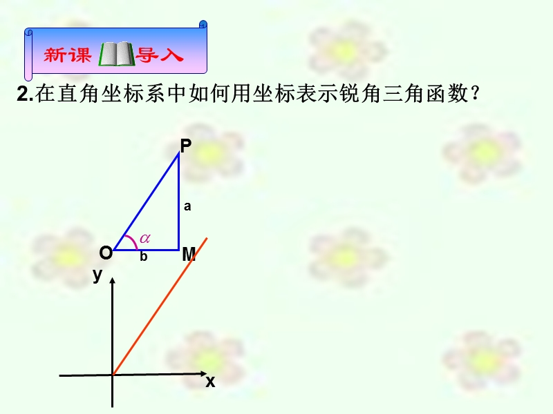 【教师参考】新课标人教a版必修4同课异构课件：1.2.1 任意角的三角函数1.ppt_第3页