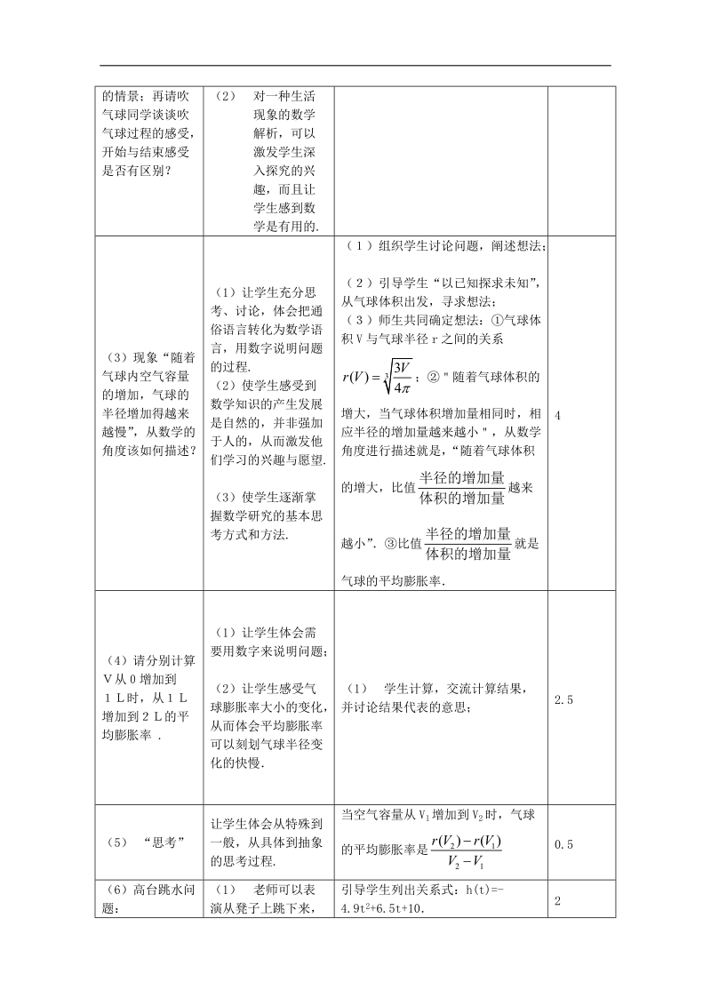 《平均变化率》教案（新人教b版选修1-1）.doc_第3页