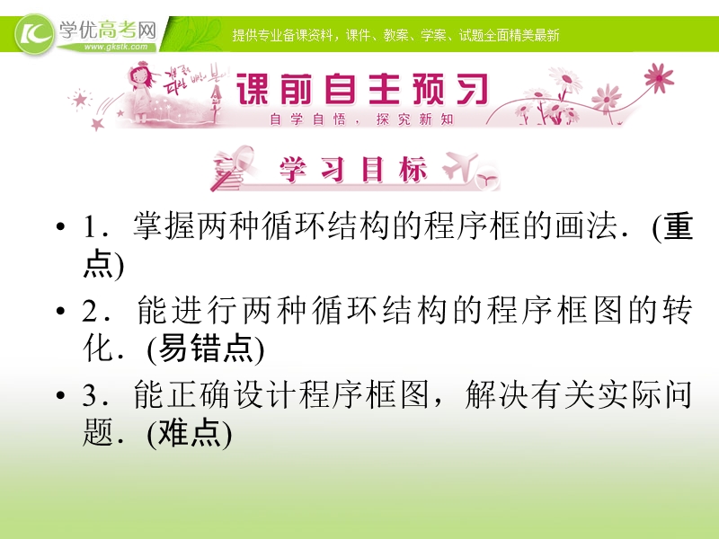 优化指导高一数学精品课件：1-1-2-2《程序框图与算法的基本逻辑结构》（人教版必修3）.ppt_第2页