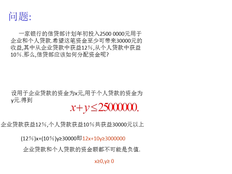 内蒙古高中数学人教a版必修五同步课件：3.3.1二元一次不等式（组）与平面区域.ppt_第2页