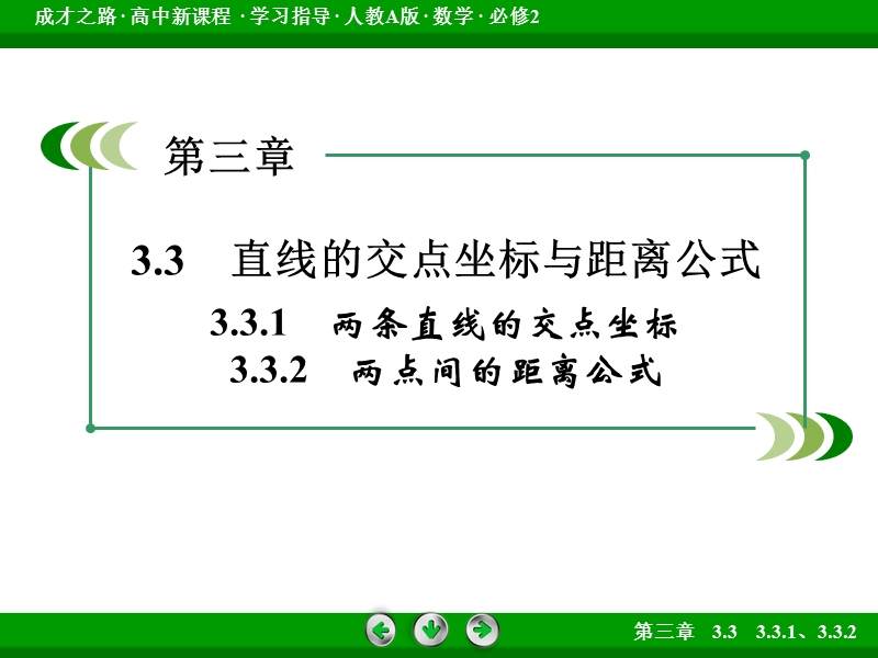 【成才之路】2016年秋高中数学人教a版必修2课件：3.3.1、3.3.2.ppt_第3页