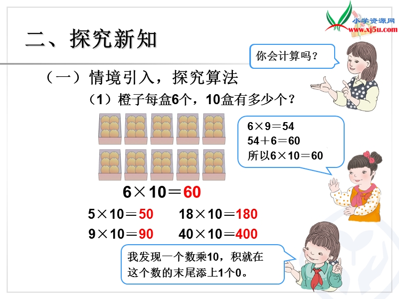 2016（人教新课标 2014秋）小学数学三年级下册 4.2口算乘法（例2） 课件.ppt_第3页