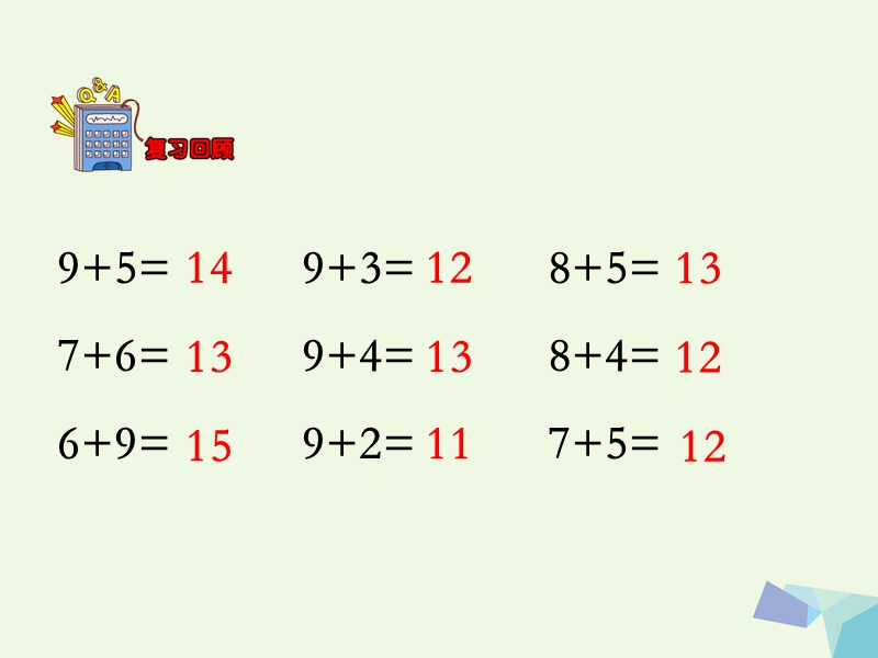 (同步课堂)一年级数学上册第8单元20以内的加法（连加）教学课件冀教版.ppt_第3页