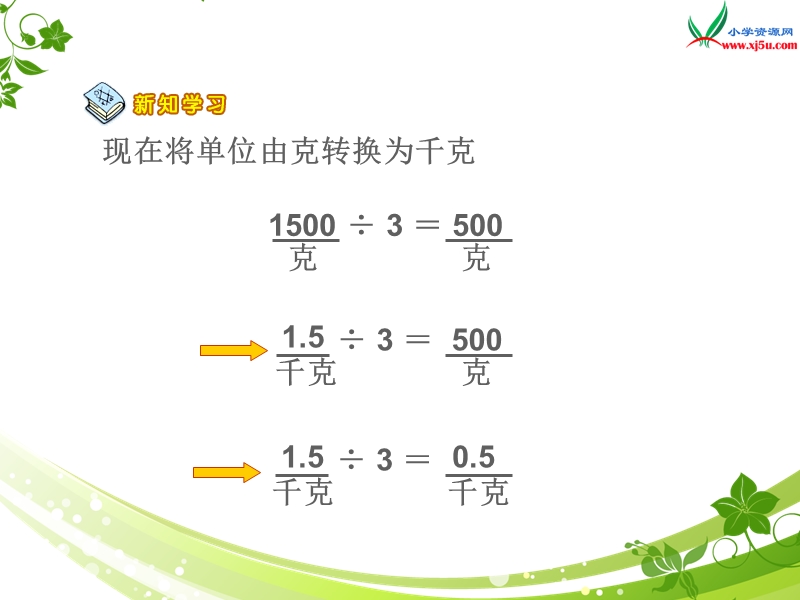 (北京版)四年级数学上册课件 3.小数除法的意义.ppt_第3页