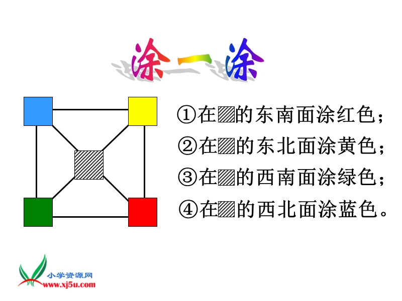 （冀教版）五年级数学下册课件 方向与路线 5.ppt_第3页