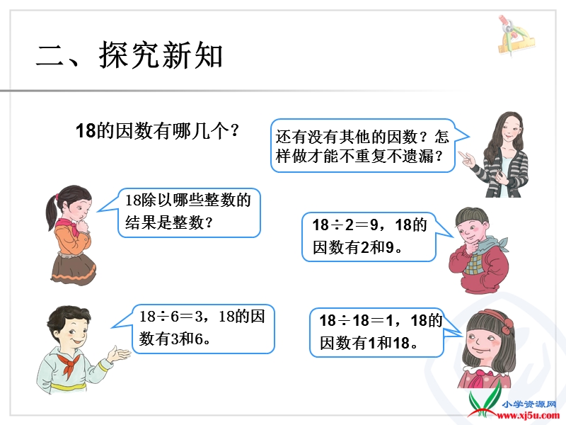 2016（人教新课标）小学数学五年级下册：因数与倍数例2 课件.ppt_第3页