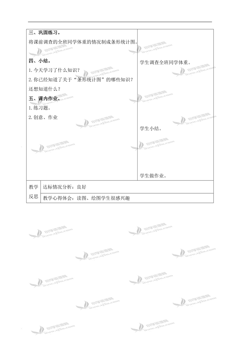 （北师大版）六年级数学上册教案 条形统计图.doc_第2页