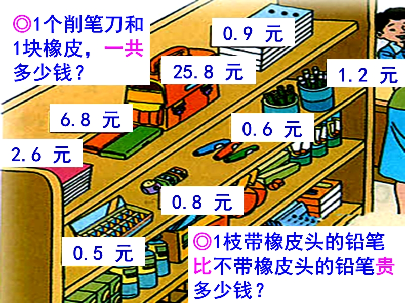 （冀教版）三年级数学下册课件 一位小数的加减法 4.ppt_第3页