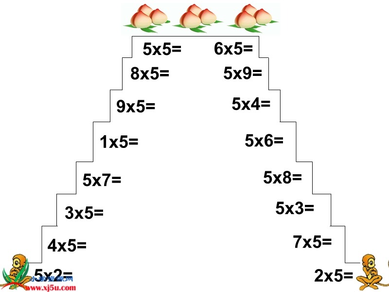 （北师大版）二年级数学上册课件 摘桃子三.ppt_第2页