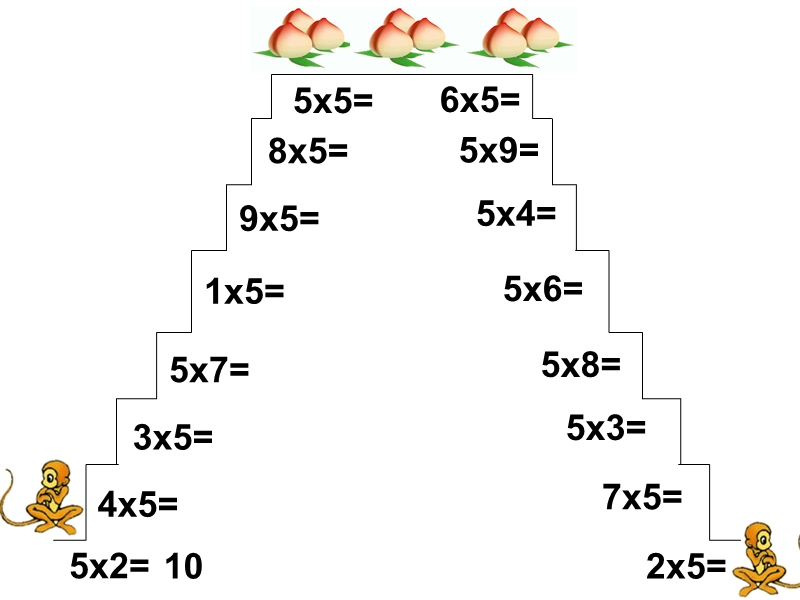 （北师大版）二年级数学上册课件 摘桃子三.ppt_第3页