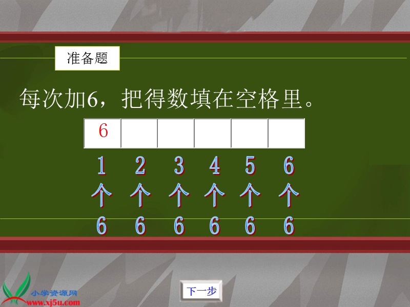 （冀教版）二年级数学上册课件 6的乘法口诀 3.ppt_第3页