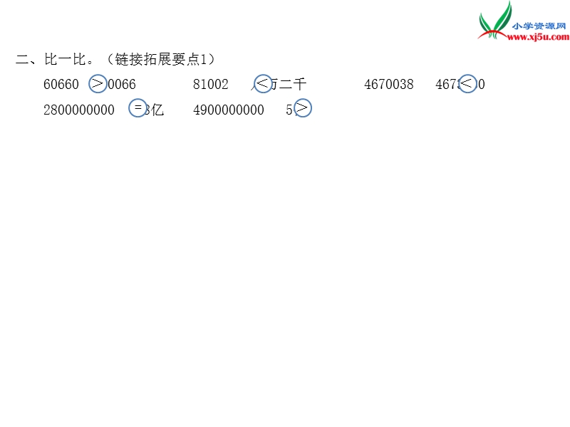 2016秋（北师大版）四年级上册数学作业课件第一单元 课时4.ppt_第3页