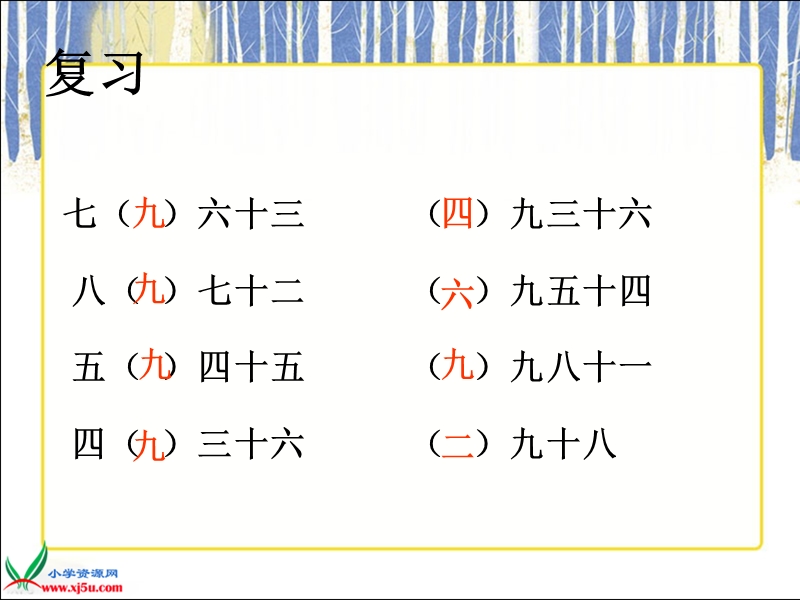 （人教版）二年级数学上册课件 用9的乘法口诀求商.ppt_第3页