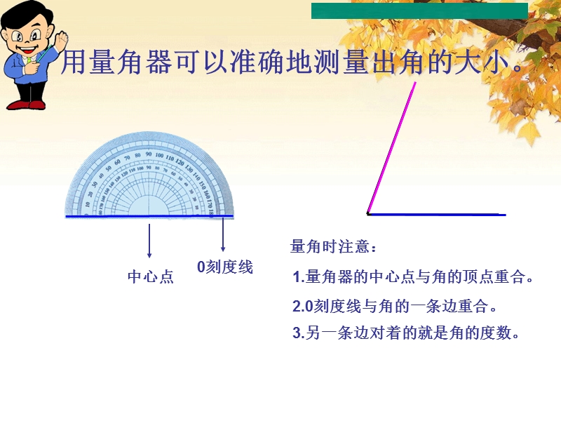 2015-2016学年四年级数学上册课件：2.4画角（人教新课标）.ppt_第2页