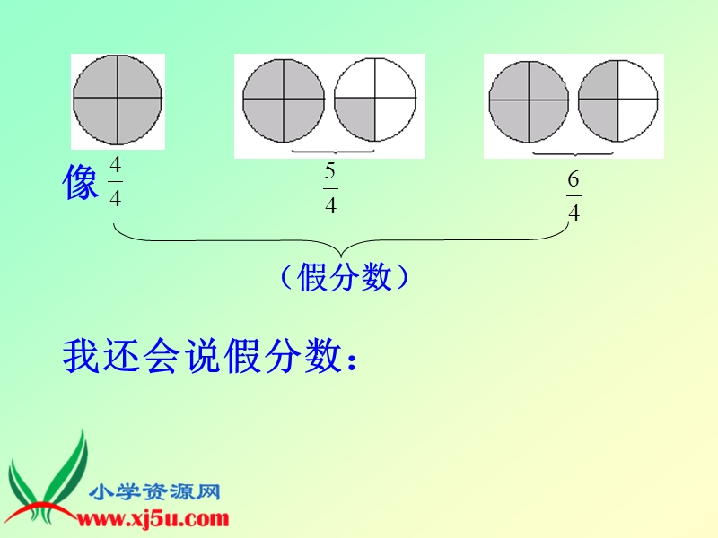 （人教新课标）五年级数学下册课件 真分数与假分数.ppt_第3页