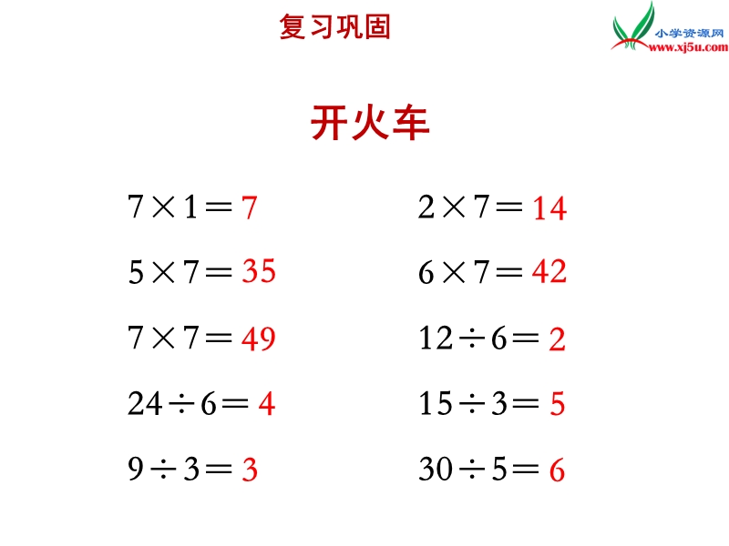 2018年（苏教版）二年级上册数学课件第六单元《用7的口诀求商》.ppt_第2页